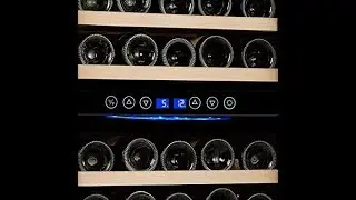 Kalamera 73 Bottle Compressor Wine Cooler Dual Zone with Touch Control