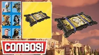 *NEW* BEST QUEEN IN GOLD GLIDER COMBOS [RISE OF MIDAS REWARD]! | Fortnite