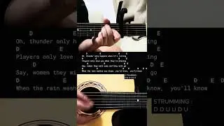 Dreams - Fleetwood Mac | Easy Guitar Tutorial For Beginners #guitarlesson #shorts