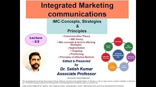 Introduction to Integrated Marketing Communication -IMC ( V-2 of 2)