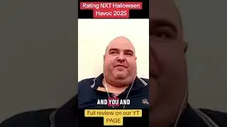 rating NXT HALLOWEEN HAVOC 2025 #wwe #wrestling #NXT