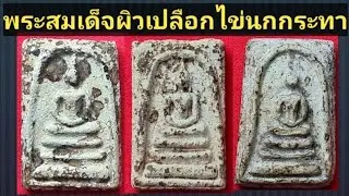 เก็บพระสมเด็จตามตำราEP355:สมเด็จเนื้อแก่ปูนขาว ผิวลายไข่นกกระทา