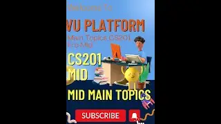 CS201 Important Topics for Midterm Preparation | CS201 Main Topics For Mid