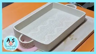 Handbuilt large serving tray with handles @Pottery101 pottery video