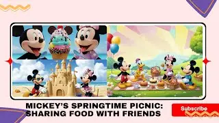 Mickey&rsquo;s Springtime Picnic: Sharing Food with Friends