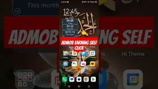 admob earning self click