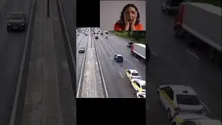 Loose tyre causes terrifying 9-vehicle pile-up on a ring road.  #everybody #gameon #highlight #mood