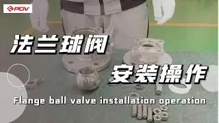 High platform flange ball valve assembly and sealing leakage problem solved.#povvalve
