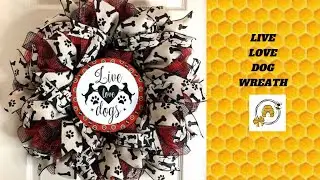 Learn how to make a Dog Wreath