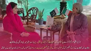 CM Punjab Maryam Nawaz Sharif meets Ireland&rsquo;s first resident ambassador to Pakistan, Mary O&rsquo;Neill