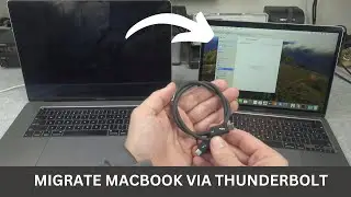 Migrate all data & settings from old Intel MacBook Pro to MacBook Pro M2  using thunderbolt cable