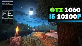 MINECRAFT 1.21.10 | GTX 1060 + i3 10100F | 5 SHADERS TESTING