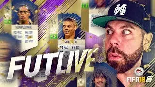 NEW FIFA 18 PACK ANIMATION, NEW ICONS, NEW FUT FEATURES, GAMEPLAY!!!! - FUT LIVE recap