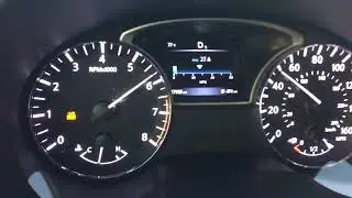 2016 Nissan Altima 0-80 MpH Acceleration overdrive off mode