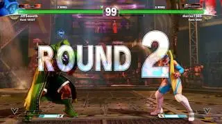SFV Ranked Match: Balrog (JiffSmooth) vs. R. Mika (durres1985)