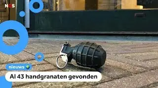 Steeds vaker handgranaten op straat gevonden