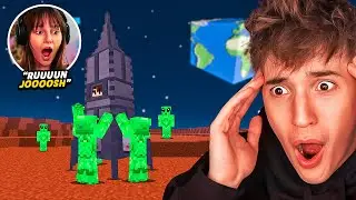 I Trapped Freya In Space On Minecraft SMP!