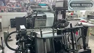 HEIDELBERG GT with HOT-FOIL CAVOMIT
