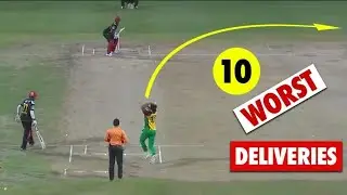 #10 Worst Deliveries In Cricket History Of All Time |