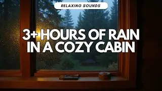 3+ Hours of Relaxing Rain Sounds - Summer Cabin POV