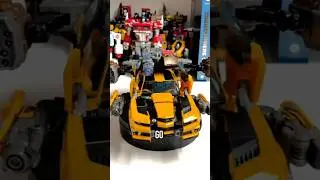 How to Transform DotM Bumblebee Into STEALTH FORCE Mode  #transformers #toycollector #bayverse