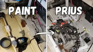 Finally Installing Prius Drivetrain and PSS Shaft Seal in Our 45ft Bayliner | Ep 9