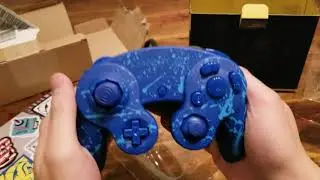 Gamecube controller as Christmas gift unboxing