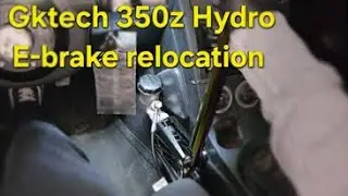 Relocating my Gktech Hydro E-brake in the 350z!