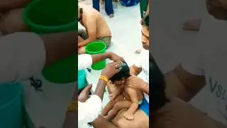Tirumala Tirupati Balaji | Mundan Ceremony | Gundu Video | Baby Boy Full Head Shave | Tonsure |