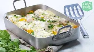 Recette facile de Dos de merlu, &eacute;pinards et mangue