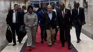Secret&aacute;rio-geral da ONU, Ant&oacute;nio Guterres, chega a Luanda para 7&ordf; Cimeira  UA-UE