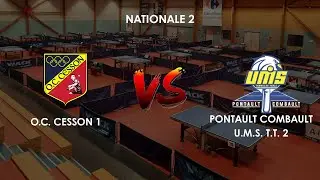 O.C. CESSON 1 - PONTAULT COMBAULT U.M.S. T.T. 2 - NATIONALE 2 - Table 2