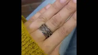 Sophisticated Criss-Cross Ring from London Vintage Jewellery