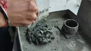 Standard consistency test on cement 