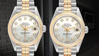 Rolex President Tridor White Yellow Rose Gold Diamond Ladies Watch 79179 | SwissWatchExpo