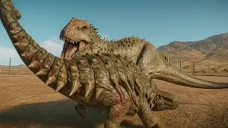 Indominus Rex VS Ankylosaurus | Jurassic World Evolution 2