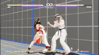 DEAD OR ALIVE 6: mai shiranui combo 1