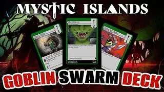 Homemade TCG Goblin SWARM Deck Build - Custom Deck HTCG - Mystic Islands TCG - Indie TCG
