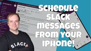 Schedule Slack messages from your iPhone | Tips on how to use Slack | #shorts