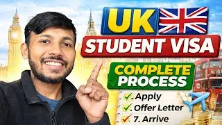 Uk student visa process 🇬🇧 || steb by step guide for international students 