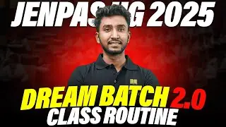 JENPAS UG 2025: Dream Batch 2.0 Routine | JENPAS UG 2025 | JENPAS UG Preparation | Let's Improve