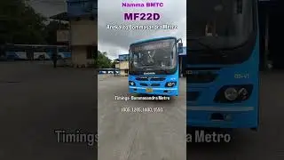 New metro feeder bmtc bus route to Anekal.  #bmtc #nammametro #bangalore #bengaluru #bus #metro