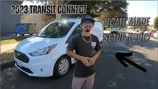 УСТАНОВКА МОБИЛЬНОГО ДЕТЕЙЛИНГА ДЛЯ FORD TRANSIT CONNECT XLT 2023 ГОДА! ПОЛНЫЙ ТУР ПО ФУРГОНУ.