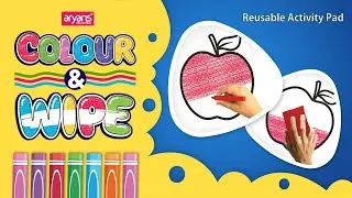 Aryans Eduworld | Colour N Wipe Reusable Pad | Fun & Edu Toys for Young Ones