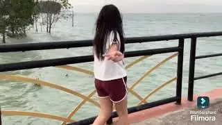 A full day at Palm Beach Lundu, Malaysia, Sarawak🇲🇾(full video)