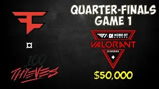 Faze Clan Vs 100 Thieves Quarter Finals Game 1 | T1 x Nerd Street Gamers Invitational