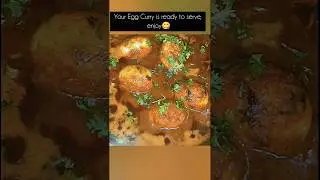Egg Curry in 5 Minutes | Without Curd
