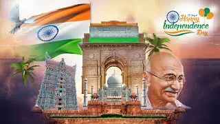 15 August Independence Day 🇮🇳 Photo Editing tutorial Photo Manipulation - VSL Production