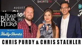 CHRISTOPHER PURDY & CHRIS STAEHLER Interview - The Beacon - HollyShorts 2018 - JeanBookNerd