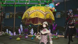 Final Fantasy XIV Dawntrail (Hatching tide 2025) What a fine eggsquisite umbrella you have